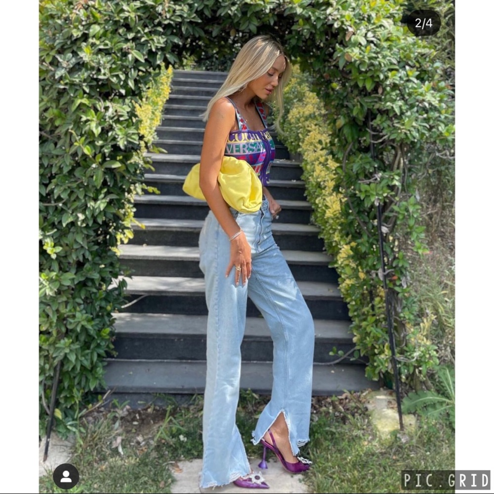 Zara Z1975 full length slit jeans - Picture 2 of 14